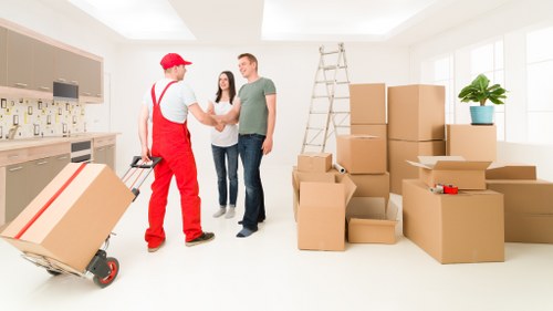 Fire exit and emergency safety features in a storage building