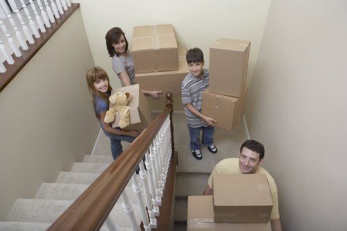Professional movers handling a compact relocation in Muswellhill